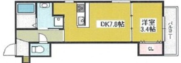 コティ加古川Ⅱの物件間取画像